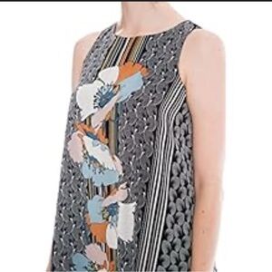 Max Studio Black and White Patterned Dress